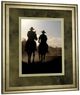 Classy Living Yann Siwiak Cavaliers Cowboys 34" Wall Art-3