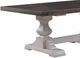 Urban Collections by Yutzy Woodworking Empire Pedestal Retreat White Oak/Shell 42”x78” Dining Table-1