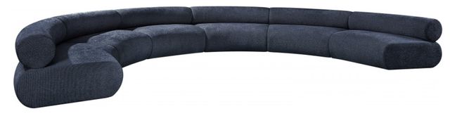 Meridian Furniture Bale 6-Piece Navy Sectional-0