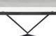 Elements International Riko Black End Table with White Marble Top-4