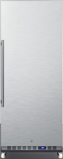 Summit® Commercial 24" 10.1 Cu. Ft. Stainless Steel Built-In or Freestanding Counter Depth Freezerless Refrigerator