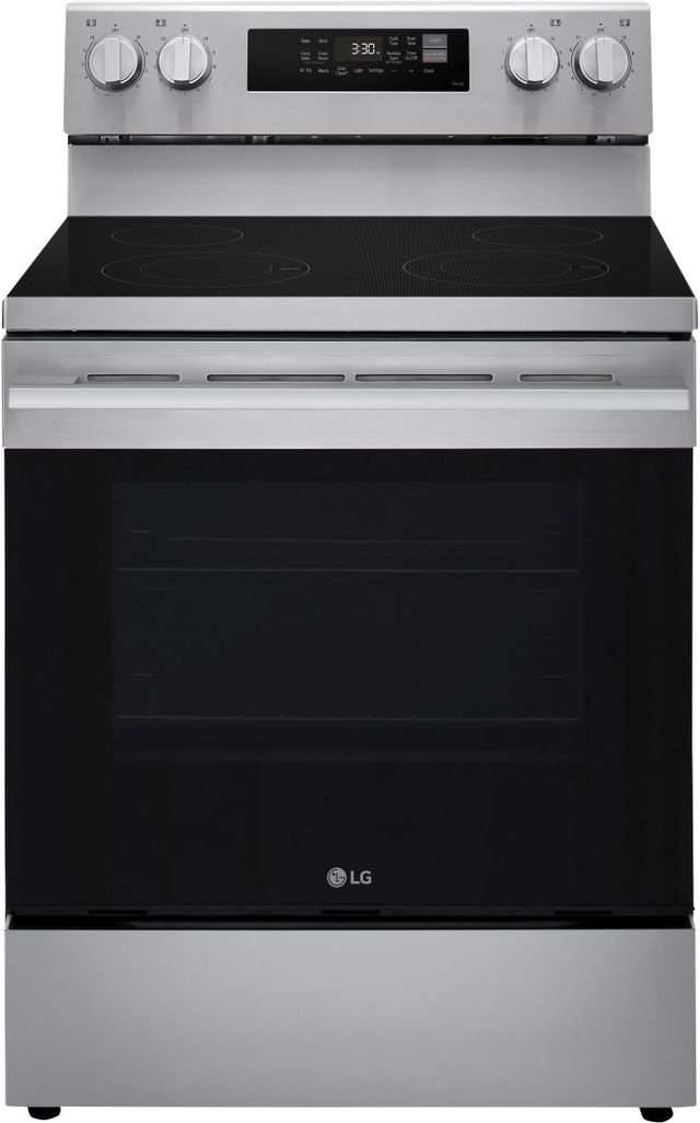 LG 30" Stainless Steel Smart Freestanding Electric Range with Probake Convection and EasyClean®-0
