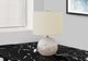 Monarch Specialties Inc. 20"H Grey Concrete Table Lamp-4