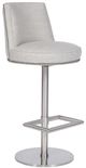 Vanguard® Furniture Michael Weiss Donegal Brushed Nickel/Norfolk Nickel Barstool-0