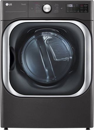 LG 9.0 Cu. Ft. Black Steel Front Load Electric Dryer