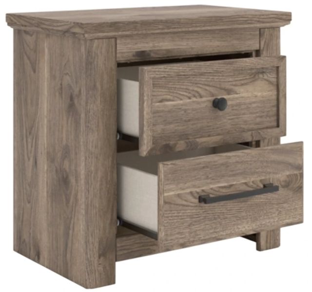 Signature Design by Ashley® Rusticott Brown 2-Drawer Nightstand-3