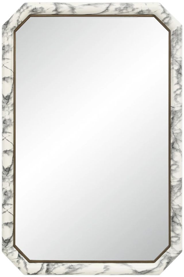 Renwil® Venus White Marble Accent Mirror-0