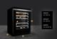 JennAir® NOIR™ 24" Black Undercounter Wine Cooler-2