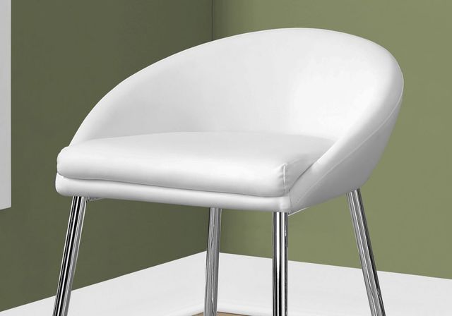 Monarch Specialties Inc. 2 Piece White Counter Stool-3
