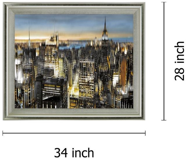 Classy Living Electric Skyline Wall Art-1