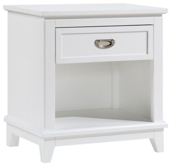 Homelegance® Sloane White Nightstand-0