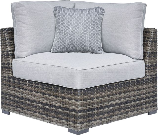 Signature Design by Ashley® Harbor Court 9-Piece Gray Outdoor Sectional-2