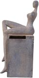 A & B Home Gray Flower Pot-4