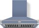 La Cornue CornuFé 90 AlberTine 36" Provence Blue Wall Mounted Chimney Hood-0