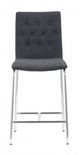 Zuo® Uppsala Graphite Counter Chair-1