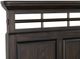 Bernards Bellamy Lane Coffee Queen Panel Bed with Bench-4