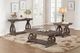Mazin Furniture Toulon Distressed Dark Oak End Table-2