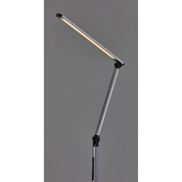 Adesso® Lennox Black And Silver LED Multi-Function Floor Lamp-1