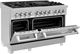 ZLINE Legacy 60" Satin Stainless Steel Pro Style Dual Fuel Range-3