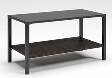 Signature Design by Ashley® Zariyah 4-Piece Dark Brown Outdoor Conversation Set-1