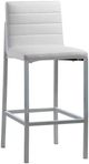 Modus Furniture Amalfi White/Chrome Counter Stool-0