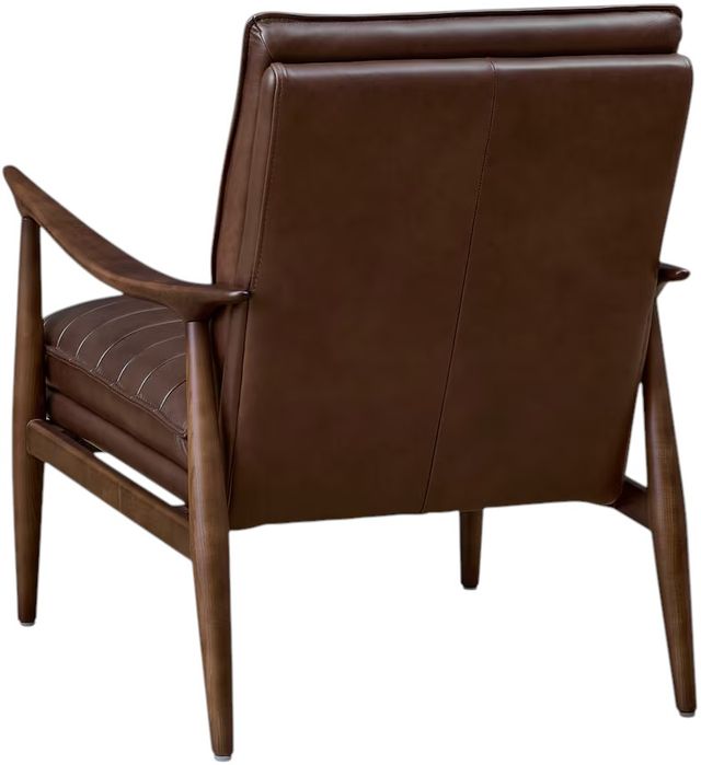 Bassett® Furniture Ellis Brown Leather Accent Chair-3