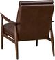 Bassett® Furniture Ellis Brown Leather Accent Chair-3