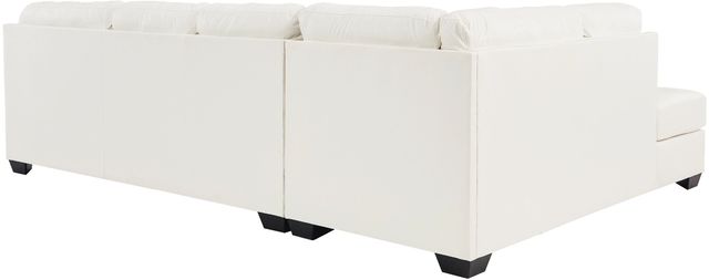 Signature Design by Ashley® Donlen 2-Piece White Left-Arm Facing Sofa Sectional and Chaise-1
