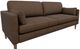 Best® Home Furnishings Customizable Trafton Stationary Sofa with Dark Walnut Legs and Two Pillows-0