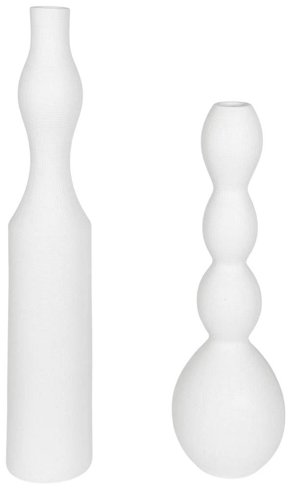 Uttermost® Forma 2-Piece White Large Vase Set-0