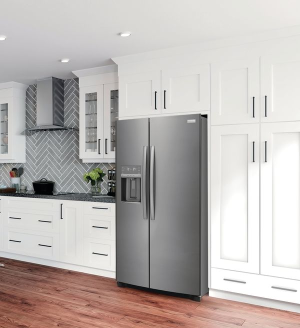 Frigidaire Gallery 36 in. 25.6 Cu. Ft. Black Stainless Steel Side-by-Side Refrigerator