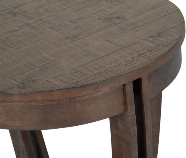 Magnussen Home® Lyndale Nutmeg Round End Table-3