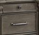 Elements International Kings Court Gray Nightstand-1