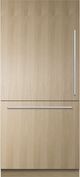 Réfrigérateur à congélateur inférieur de 36 po à profondeur comptoir Fisher & Paykel® série 7 de 16.8 pi³ - Prêt pour le panneau-0