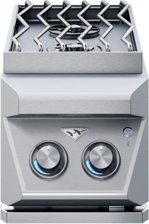 front view of the Twin Eagles 13" Double Side Burner