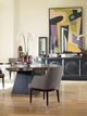 Century® Corso Black Cerused 72" Round Dining Table-3