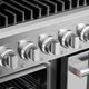 Hauslane HausPro 48" Stainless Steel Pro-Style Dual Fuel Range with Stainless Steel Knobs-5