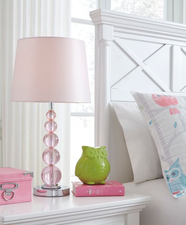 Signature Design by Ashley® Letty Pink Table Lamp-2