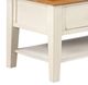 TEI Quinton Pecan Coffee Table with Sand Base-1