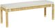 TOV Furniture Amara Cream/Natural Bench-0