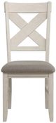 Bernards Homestead Gray/White Side Chair-2