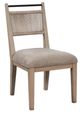 Bernards Trilogy Camel/Toffee Rope Back Side Chair-0