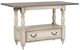 Liberty Furniture Magnolia Manor Weathered Bark Dining Gathering Table with Antique White Base-0