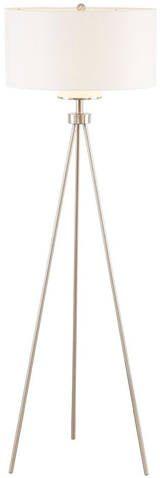 Olliix by INK+IVY Silver Pacific Tripod Floor Lamp-1