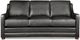 Campio Furniture Legacy Leather Seldon Black Sofa-0