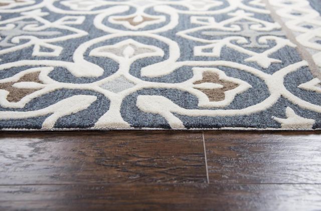 Rizzy Home Opulent Gray 5'x8' Rectangular Rug-3