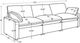 Coaster® Collins 3-Piece Chocolate Brown Modular Power Sofa-2