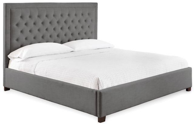 Steve Silver Co. Isadora Gray King Upholstered Bed-0