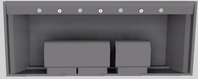 Vent-A-Hood® Designer Series 60" Gunsmoke Wall Mounted Range Hood-3