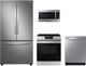 Samsung 4 Piece Stainless Steel Kitchen Package-0